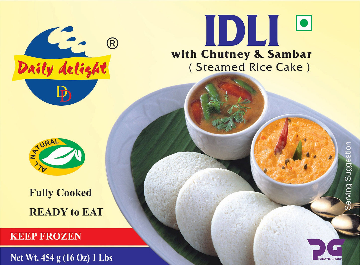 Daily Delight Idili With Chutney And Sambar