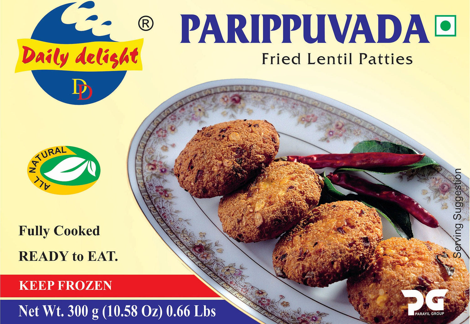 Daily Delight Parippuvada