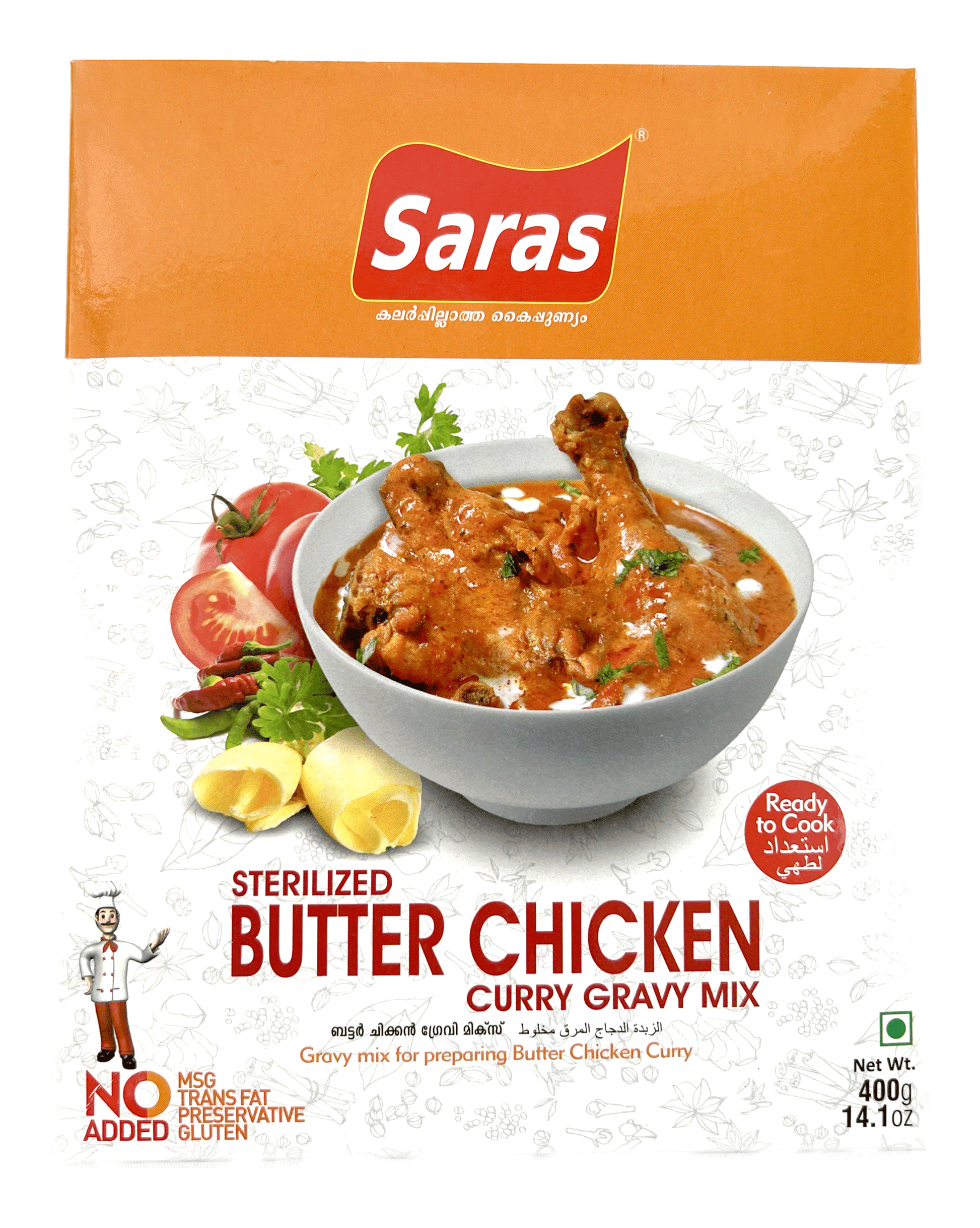 Saras Butter Chicken Curry Gravy Mix